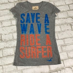 ***2/$15 Hollister gray T-shirt